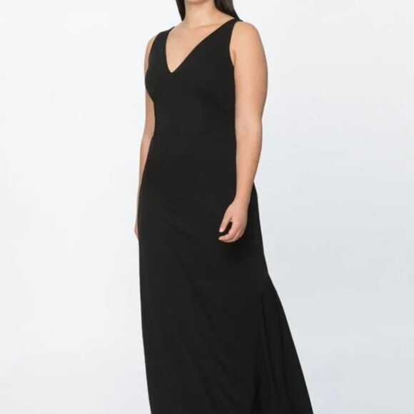 Eloquii Evening Gown (Deep V-Neck) - Picture 2 of 5